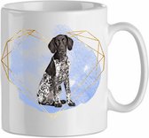 Mok pointer korthaar 4.2| Hond| Hondenliefhebber | Cadeau| Cadeau voor hem| cadeau voor haar | Beker 31 CL