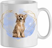 Mok chinese crested 6.5| Hond| Hondenliefhebber | Cadeau| Cadeau voor hem| cadeau voor haar | Beker 31 CL