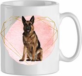 Mok Duitse herder 1.4| Hond| Hondenliefhebber | Cadeau| Cadeau voor hem| cadeau voor haar | Beker 31 CL