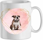 Mok Engelse bulldog 3.4| Hond| Hondenliefhebber | Cadeau| Cadeau voor hem| cadeau voor haar | Beker 31 CL