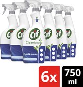 Bol.com Cif CleanBoost Power & Shine Badkamer Spray - 6 x 750 ml - Voordeelverpakking aanbieding