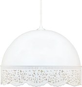C-Création® Volga - Hanglamp - Wit - Ø 35 cm- Woonkamer - Keuken - Slaapkamer - Hal