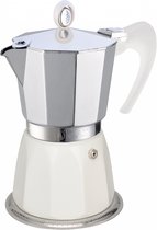 Diva moka/mocha pot in aluminium for 3 (espresso) cups -oa voor inductie-
