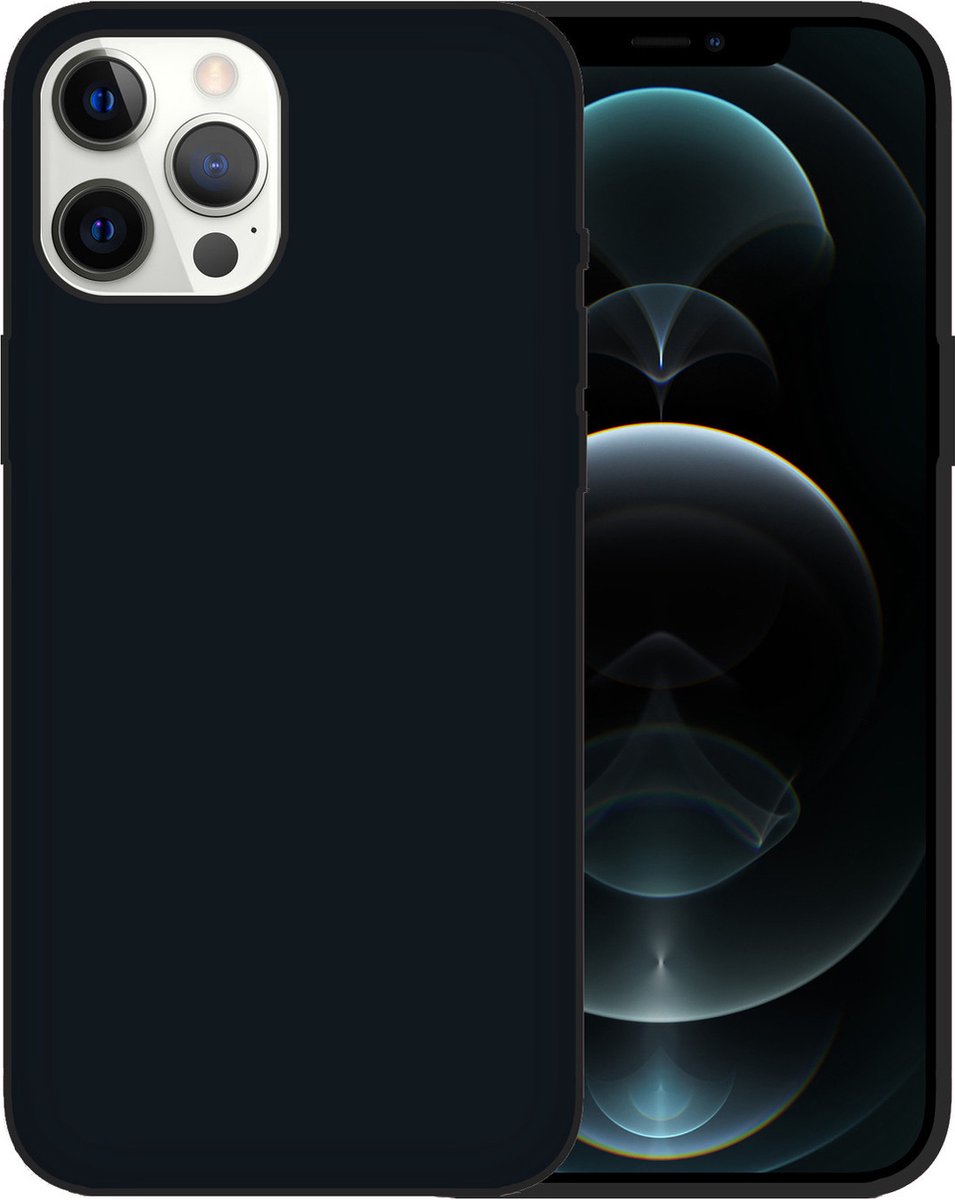 Hoesje geschikt voor iPhone 13 - Backcover - TPU - Zwart