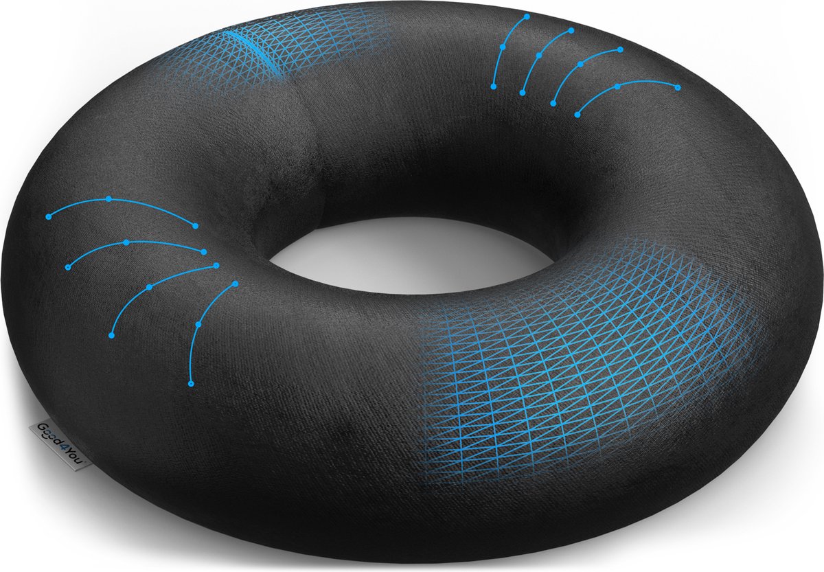 Good4You Donut Zitkussen - Orthopedisch Ringkussen - Ergonomisch Ontwerp - Zwangerschapskussen - Stuitkussen - Zitring