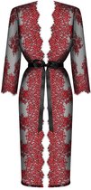 Obsessive Redessia - Erotische Kimono - Rood/Zwart - S/M