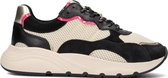 Omoda 22lpcibel Lage sneakers - Leren Sneaker - Dames - Zwart - Maat 40
