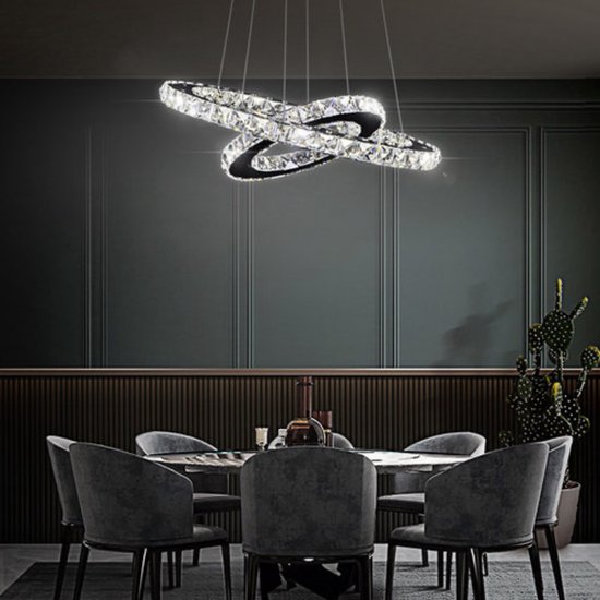 LED Dimbare kristallen hanglamp aan kabel THALIA LED/50W/230V 3000-6000K afstandsbediening | Lampe LED Dimbare kristallen hanglamp aan kabel THALIA LED/50W/230V 3000-6000K afstandsbediening | Lampe