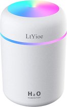 luchtbevochtiger LtYioe luchtbevochtigers klein, persoonlijke desktop luchtbevochtiger met kleurrijk licht, 2 mistmodi en automatische uitschakeling en 2 Filters, voor baby slaapkamer huis au