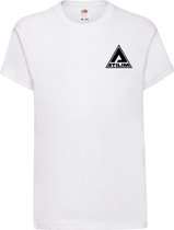 ATILIM KIDS WingTsun T-Shirt/ White-Wit/ RoundNeck 9-11 (M) years old kids