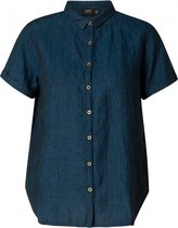 YESTA Jisca Blouse - Indigo/Melange - maat 0(46)