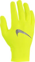 Nike Dri-FIT Miler Gloves N0003551-715, Unisex, Geel, Handschoenen, maat: M/L