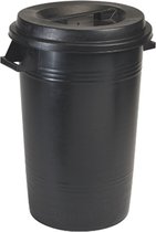 Afvalemmer - 100 Liter - Rond - Afvalemmer Buiten - Afvalcontainer met Deksel