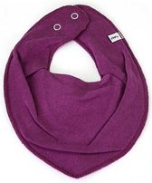 slabbetje Bandana junior polykatoen purper one-size