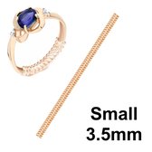Fako Bijoux® Ringverkleiner Ring Verkleiner Small 3.5mm 10cm Goudkleurig