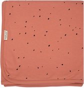 deken Crib Dots Canyon 70 x 100 cm katoen rood