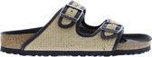 Birkenstock Arizona Slippers Nature Jute Black Narrow-fit | Beige | Jute | Maat 44