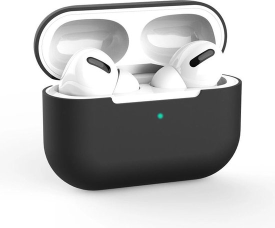 AirPods Pro Hoesje – Zwart - Siliconen Beschermende Case