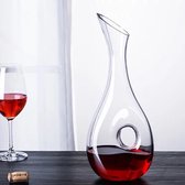 Decanteer karaf - Wijnkaraf van Kristalglas - Luxe wijn decanteerder
