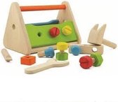 Pintoy Houten Gereedschapskist met Inhoud