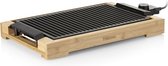 Tristar BP-2785 Tafelgrill-Elektrische BBQ Zwart/Bamboe