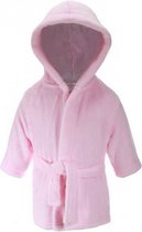 badjas met capuchon junior roze maat 92
