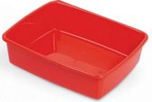 kattenbak Hydra Maxi 49 x 39 x 13 cm rood
