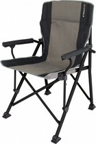 campingstoel Luca 89 x 53 x 53 cm staal grijs/zwart