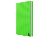 dagboek met siliconen paneel A5 groen