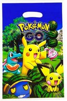 10 Pokemon uitdeelzakjes - Feestje - Jarig - Pikachu - Jongens - Meisjes - Pokemon - Kinderfeestje - Trakteren - Uitdelen - Pokemon feestje - Pokemon kinderfeestje - Verjaardag - Partijtje - Pikachu - Pikachu feestje - Pokemon GO - Charmender
