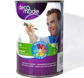 Deco Mode Lak Sneldrogend | Mengbasis W | Zijdeglans | Voor Hout en Metaal | Superdekkend | 10m² | 1L