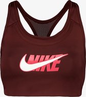 Nike Swoosh Bra dames sport BH - Rood - Maat S