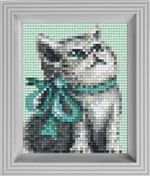 Pixel hobby geschenkverpakking - Katje met strik