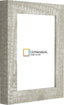 Fotolijst - Wit Houtskool  - Fotomaat 30x30 - Helder glas - Art.nr. 10109921730302