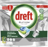 Dreft Platinum All In One Vaatwascapsules Regular 15 stuks