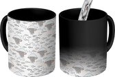 Magische Mok - Foto op Warmte Mokken - Koffiemok - Design - Zee - Dieren - Magic Mok - Beker - 350 ML - Theemok