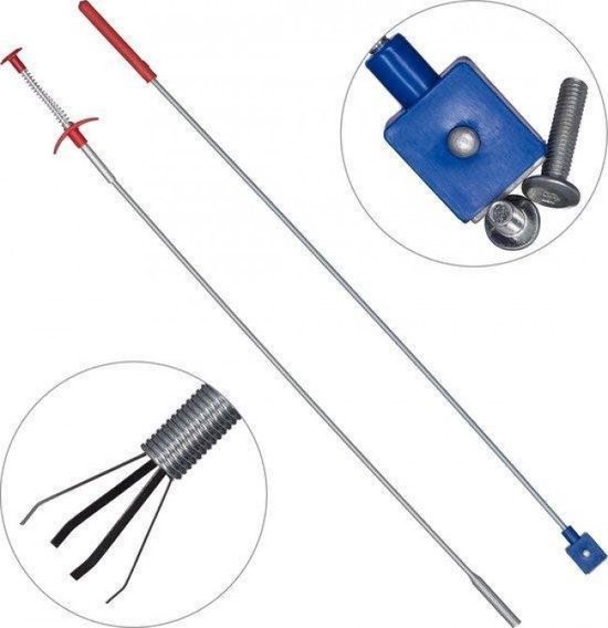 Foto: Lb tools flexibele grijper set met magneet pick up tool