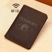 Mobigear RFID Paspoort Hoesje - Bruin