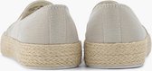 graceland Grijze espadrille glitter - Maat 40