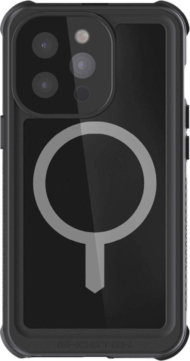 Ghostek Nautical 4 Backcover Hoesje - Geschikt voor Apple iPhone 13 Pro - Gsm case - Zwart