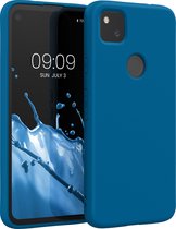 kwmobile telefoonhoesje voor Google Pixel 4a - Hoesje voor smartphone - Back cover in rifblauw