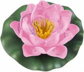 waterlelie Lotus 10 cm foam roze