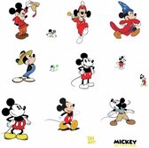 muurstickers Mickey Mouse Original vinyl 14 stuks