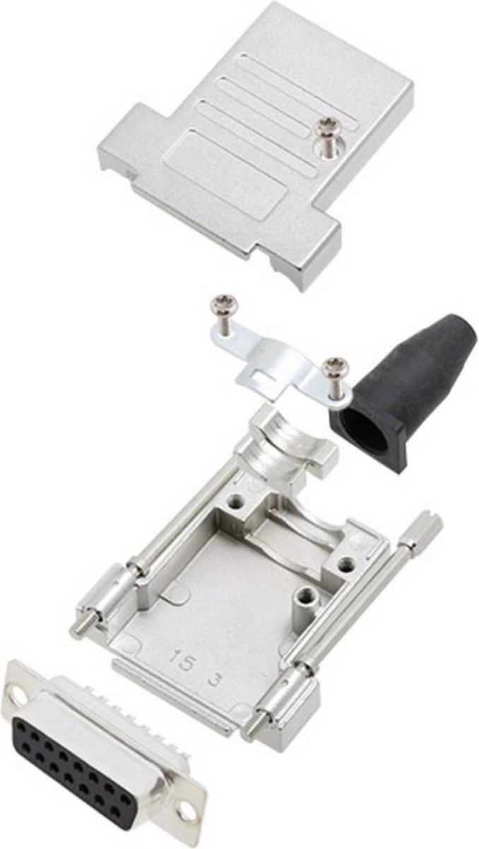 Amphenol L17DTSL09-RG-LJS-T+L77SDE09S D-sub female connectorset 180 ° Aantal polen: 9 Soldeerkelk 1 stuk(s)