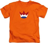 Kroon van NL Koningsdag - T-Shirt Kinderen - Oranje - Maat 134_140