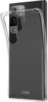 SBS Skinny Backcover Hoesje - Geschikt voor Samsung Galaxy S22 Ultra - Gsm case - Transparant