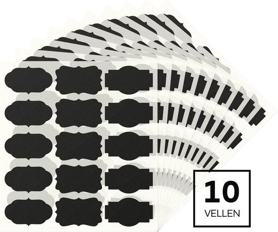 36 Pièces Craie Stickers Ardoise Autocollant tableau noir étiquettes