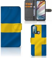 Flipcase Motorola Moto G60 Telefoon Hoesje Zweden