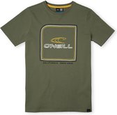 O'Neill T-Shirt Boys ALL YEAR Deep Lichen Green 128 - Deep Lichen Green 100% Katoen Round Neck
