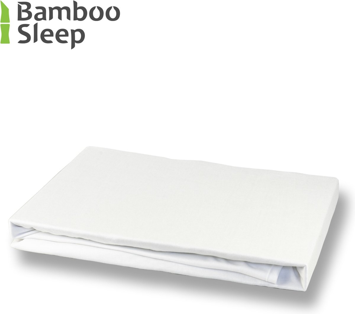 BambooSleep - 100% Bamboe hoeslaken voor matras | 120x210/220x30 cm | Puur Bamboe | Zijdezacht | Temperatuur Regulerend | Kleur wit